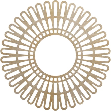 Ekena Millwork Cornelius Wood Fretwork Pierced Ceiling Medallion, Birch, 38"OD x 14 1/8"ID x 3/8"T CMWP38X0375CRBI